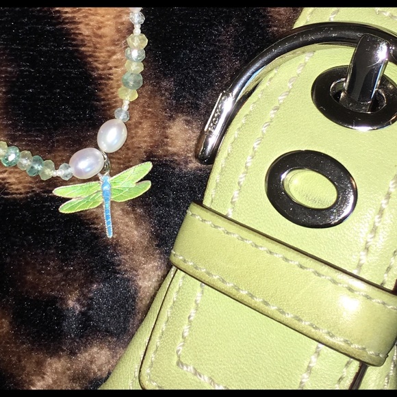 Coach Handbags - AUTHENTIC COACH Hamilton green boho bag NWOT